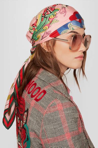 gucci inspired head scarf|Womens Gucci Scarves .